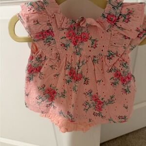 Janie and Jack Pink Floral Kids Dress